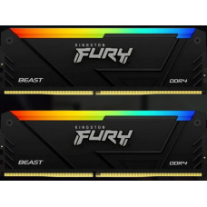 Оперативная память DDR4 16 ГБ 3600 МГц Kingston FURY Beast Black RGB (KF436C17BB2AK2/16) модулей 2 Оперативная память DDR4 16 ГБ 3600 МГц Kingston FURY Beast Black RGB (KF436C17BB2AK2/16) модулей 2